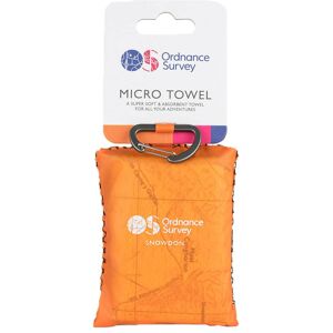 Ordnance Survey OS Snowdon Micro Towel  - Orange