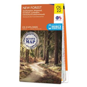 Ordnance Survey Map of New Forest  -