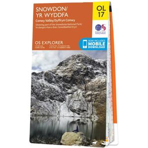 Ordnance Survey Map of Snowdon