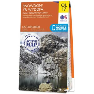 Ordnance Survey Map of Snowdon  -