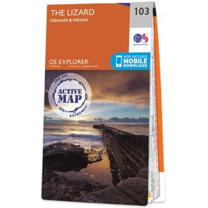 Ordnance Survey Map of The Lizard  -