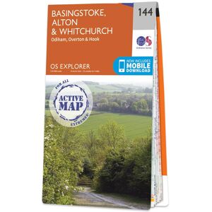 Ordnance Survey Map of Basingstoke  -