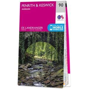 Ordnance Survey Map of Penrith & Keswick