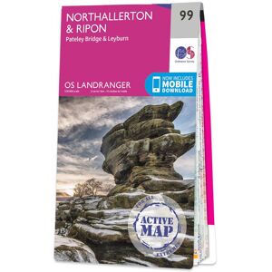 Ordnance Survey Map of Northallerton & Ripon  -