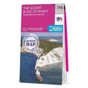 Ordnance Survey Map of The Solent & Isle of Wight  -
