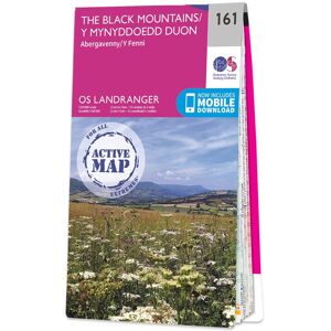 Ordnance Survey Map of The Black Mountains  -