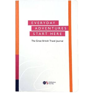 Ordnance Survey Great British Travel Journal  - White/Black