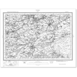 Ordnance Survey Frome 1896-1904  - White/Grey