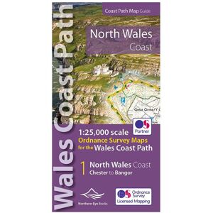 Cordee North Wales Coast Path Map - OS Map Books: Wales Coast Path