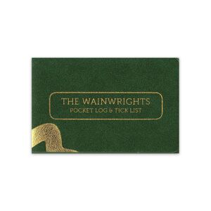 Top Munro The Wainwrights Pocket Log & Tick List  - Green
