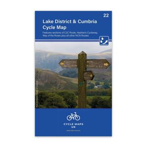 Cycle Maps UK Lake District & Cumbria Cycle Map 22