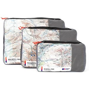 Ordnance Survey OS Packing Cubes  - Black/Grey/White