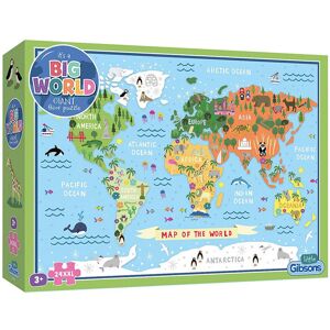 Gibsons It's a Big World 24 Piece Children's Jigsaw Puzzle  - Blue/Green/Orange