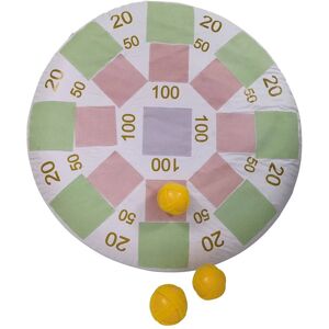 Traditional Garden Games Target Ball  - White/Green/Pink