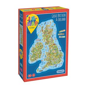 Gibsons Great Britain & Ireland 250 Piece Children's Jigsaw Puzzle  - Blue/Green/Red