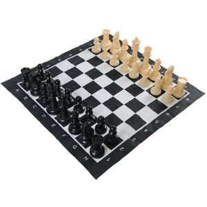 Traditional Garden Games Garden Chess  - White/Black/Yellow