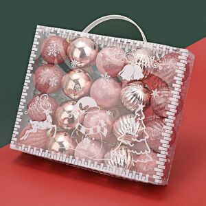 PatPat Set of 20 Christmas Decoration Balls  - MultiColour