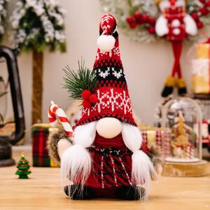 PatPat Christmas Knitted Doll Ornament Decoration  - Black