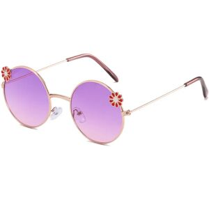 PatPat Toddler/kids Girl Sweet Style Daisy Flower Accent Sunglasses  - Purple