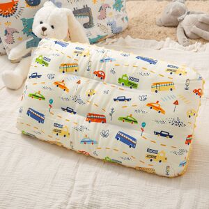 PatPat 100% Cotton Baby Soothing Pillow Cartoon Dinosaur Unicorn Pattern Kids Soft Elastic Sleeping Pillows  - Yellow