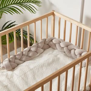 PatPat Baby Bed Bumper with Anti-Collision Design  - Grey