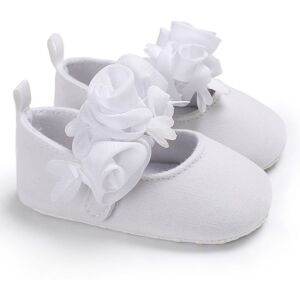 PatPat Baby / Toddler Flower Decor Princess Solid Shoes  - White