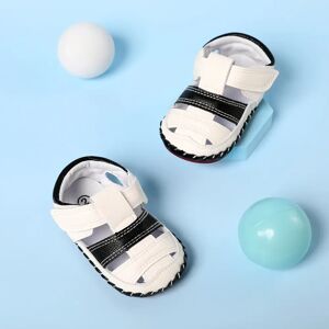 PatPat Baby / Toddler Two Tone Colorblock Prewalker Shoes  - White