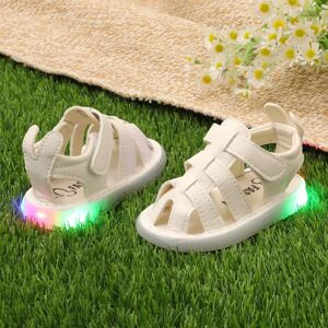 PatPat Baby/Toddler Luminous Casual Toddler Sandals  - White