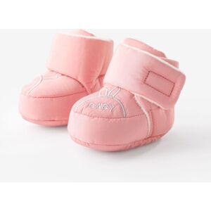 PatPat Baby & Toddler Letter & Rabbit Pattern Velcro Fleece Prewalker Shoes  - Pink