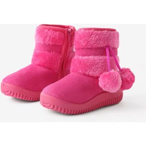 PatPat Toddler & Kids Pompom Decor Fleece Snow Boots  - Rosy