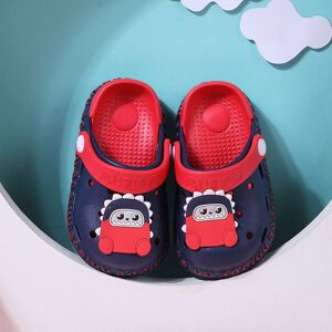 PatPat Toddler/Kids Girl/Boy Graffiti Cartoon Pattern Vent Clogs Hole Shoes  - Deep Blue