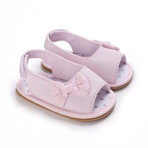 PatPat Baby / Toddler Girl Pretty Solid Bowknot Sandals  - Pink