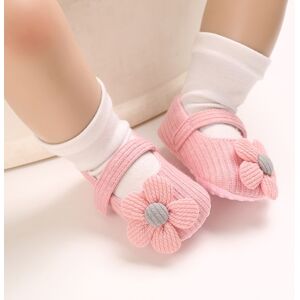 PatPat Baby / Toddler Girl Pretty 3D Floral Decor Velcro Shoes  - Pink