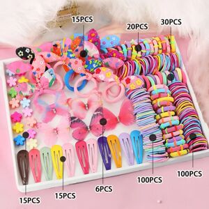 PatPat Random Color Hair Accessory Combo Set  - MultiColour