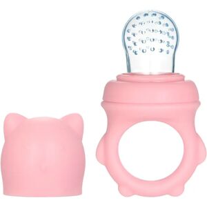 PatPat Baby nipple Fresh Food Baby Pacifiers Feeder Kids Fruit feeding nipple Safe Supplies Nipple Teat  - Pink