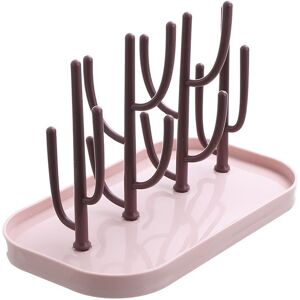 PatPat Tree Branch Shape Baby Bottle Drying Rack Newborn Bottle Dryer Holder for Bottles nipple Water Cups  - Pink