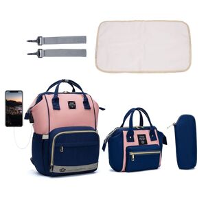 PatPat 3-piece Multicolorful Diaper Bag Diagonal Bag Backpack Large Capacity  - Multi-color
