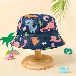 PatPat kids Unicorn Dinosaur Pattern Chest Bag Sling Bag Baby / Toddler Allover Dinosaur Print Bucket Hat  - Dark Blue