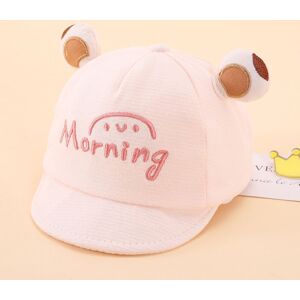 PatPat Baby Cute Embroidered Baby Sun Hat for 0-6 Months  - Pink