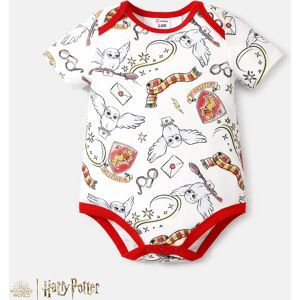 PatPat Harry Potter Baby Boy/Girl Short-sleeve Graphic Print Naia™ Romper  - White