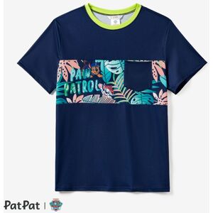 PatPat PAW Patrol Family Matching Boys/Girls Floral T-shirt/dress  - Dark Blue