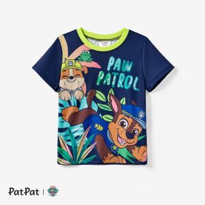 PatPat PAW Patrol Family Matching Boys/Girls Floral T-shirt/dress  - Dark Blue