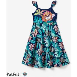 PatPat PAW Patrol Family Matching Boys/Girls Floral T-shirt/dress  - Dark Blue