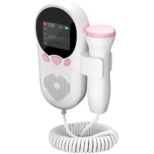 PatPat Home-Use Doppler Fetal Heart Rate Monitor with High Sensitivity Probe and IPX1 Waterproof Rating  - Light Pink