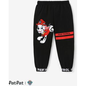 PatPat PAW Patrol Toddler Boys/Girls Creative Letter Foot Casual Sports Pants  - Black