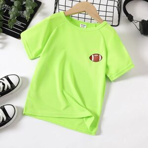 PatPat kid Boy Sporty Quick-Dry  Solid Sleeveless Top/T-shirt  - Green