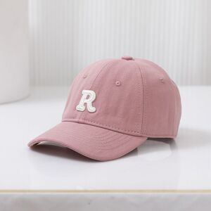 PatPat R Letter Embroidery Sun Protection Baseball Cap for Mommy and Me  - Pink
