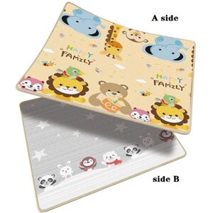 PatPat Baby Rug for Crawling Baby Play Mat Toddlers Kids Area Rugs Cartoon Playmat (70.87*59.06inch)  - Multi-color