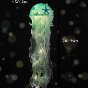 PatPat Jellyfish Lava Lamp, Lava Mood Lamp for Adults Kids, Large Electric Jellyfish Night Light to Decorate Home Office, Premium Gift for Christmas, Hallowe  - Green