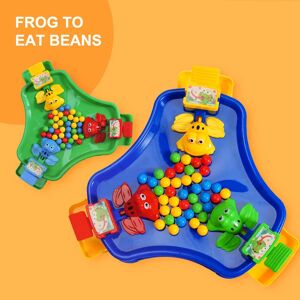 PatPat Multiplayer Frog Swallowing Bead Game - Interactive Tabletop Toy  - Color-A
